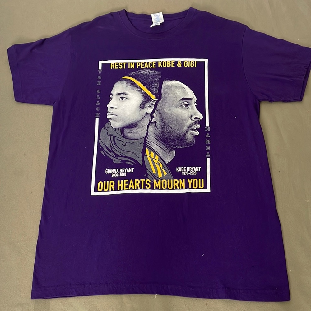 JHK  KOBE & GIGI. Purple color size XL “  T Shirt